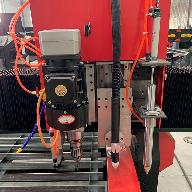 Metal CNC Plasma Cutting Marking Drilling Machine WISDOM CNC