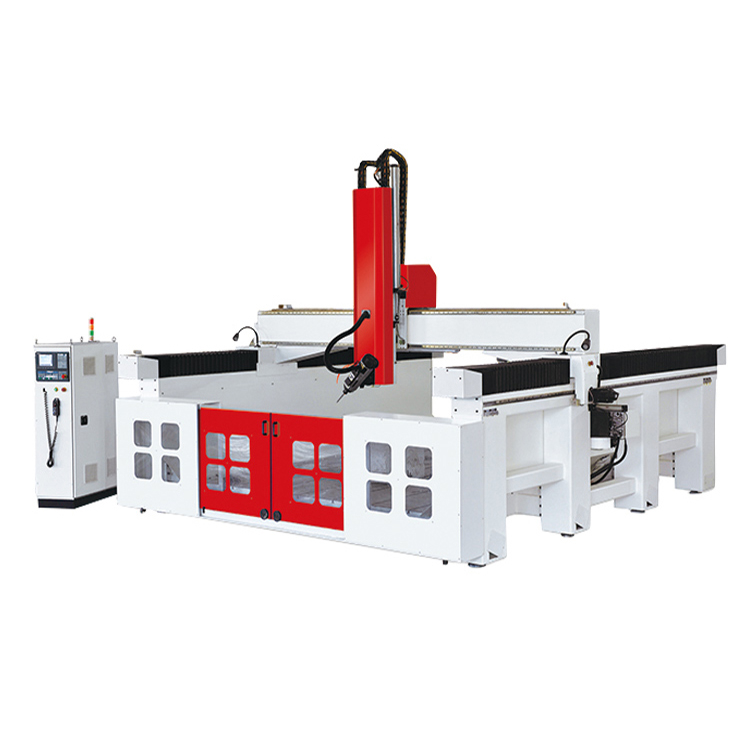 3D 4 Axis 5 Axis CNC Milling Moulding Machine for Wood Foam Styrofoam Boat Mold