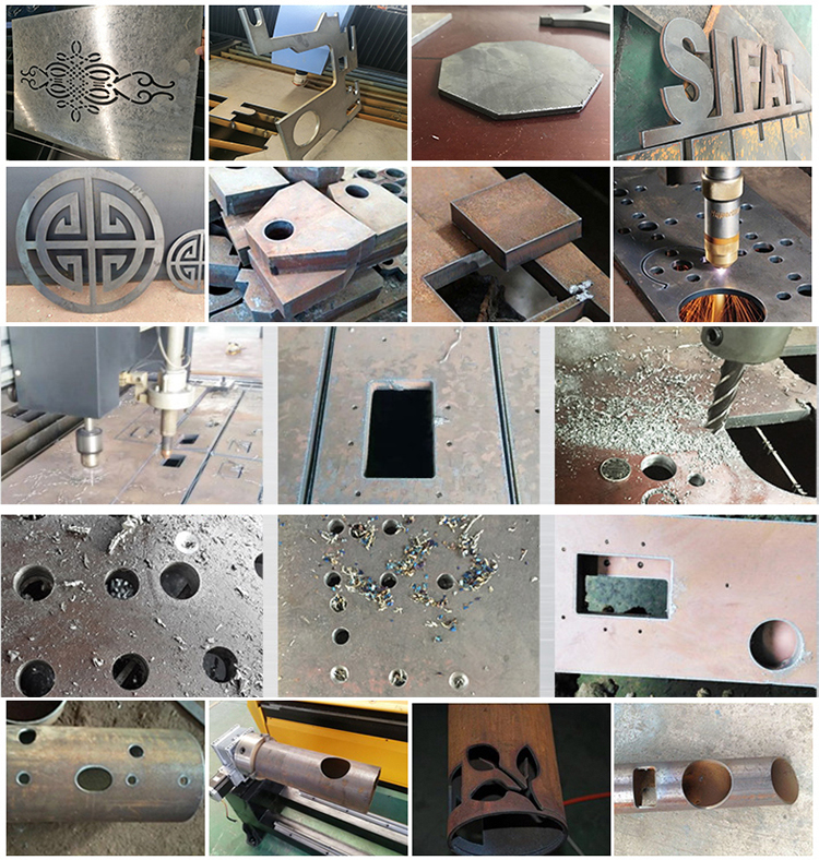 plasma cutting drilling machine sample