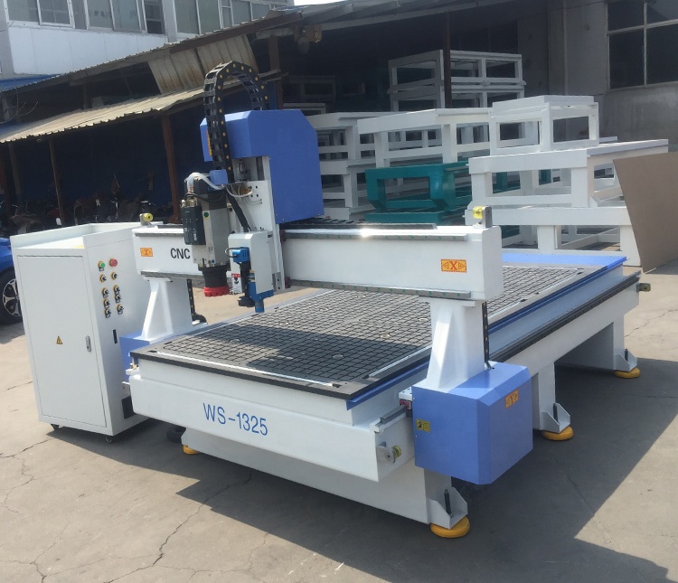 WS-K1325 ATC CNC Router 1325 Oscillating Knife Cutting Machine with CCD Camera