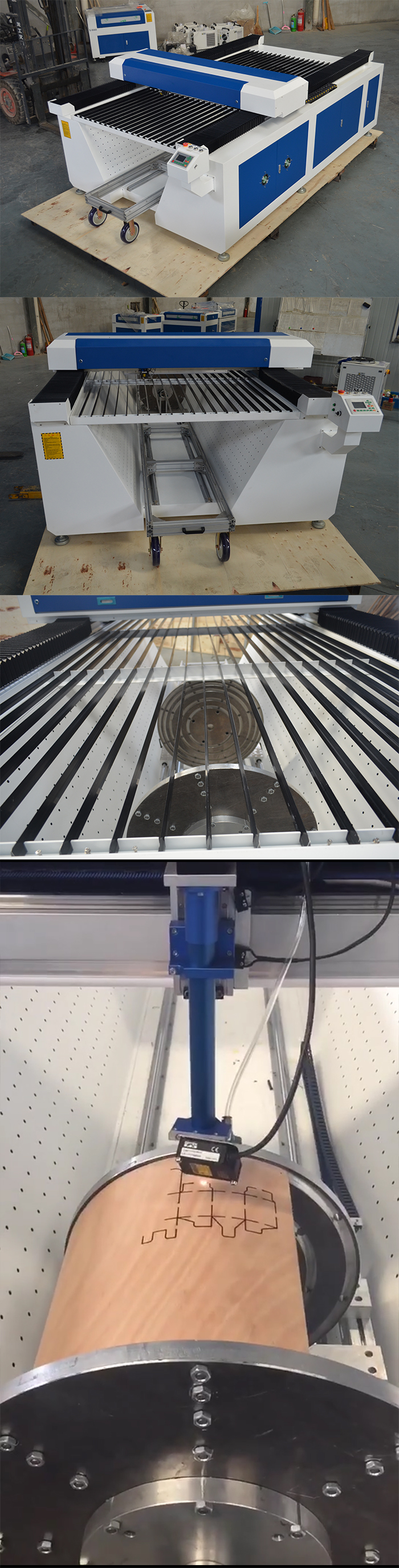 WS-1325 dieboard laser cutting machine details