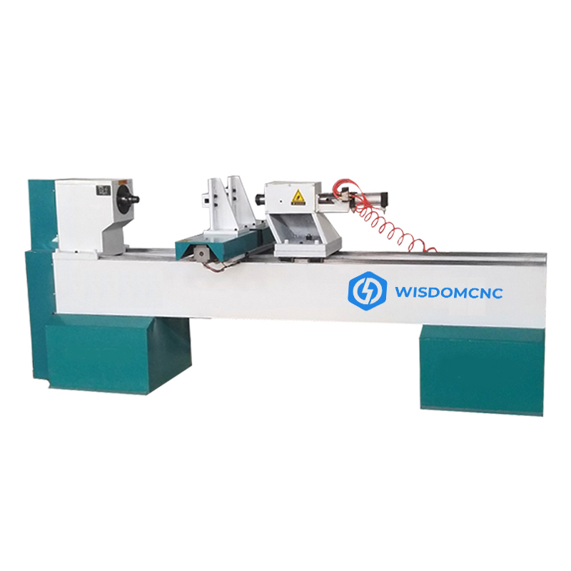 WS-L1530 Economical CNC Wood Turning Lathe Machine-Wisdom CNC