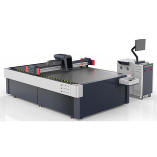 WS-K1625 Oscillating Knife Flatbed Cutting Machine with Oscillating Tool Creasing Wheel V-cut Tool And CCD