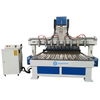 WS-D1625 Multi-heads Rotary Wood CNC Router For Furniture Legs 3D Relief Carving