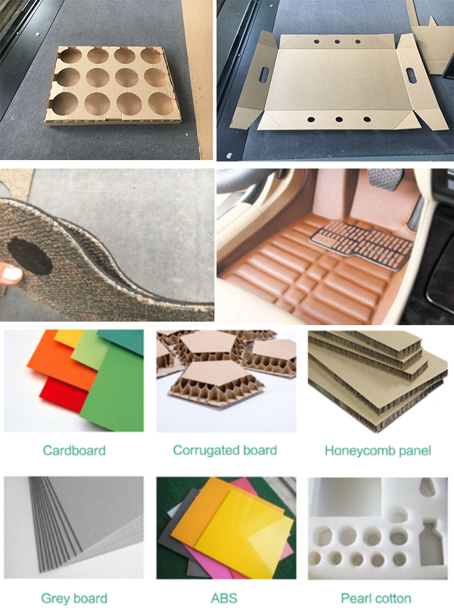 oscillating knife cutting machine samples