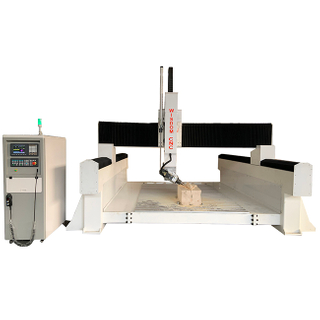WS-2030-4A 4 Axis CNC Wooden Airplane 3D Model Wood Molding Machine