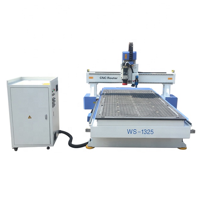 WS-K1325 ATC CNC Router 1325 Oscillating Knife Cutting Machine with CCD Camera