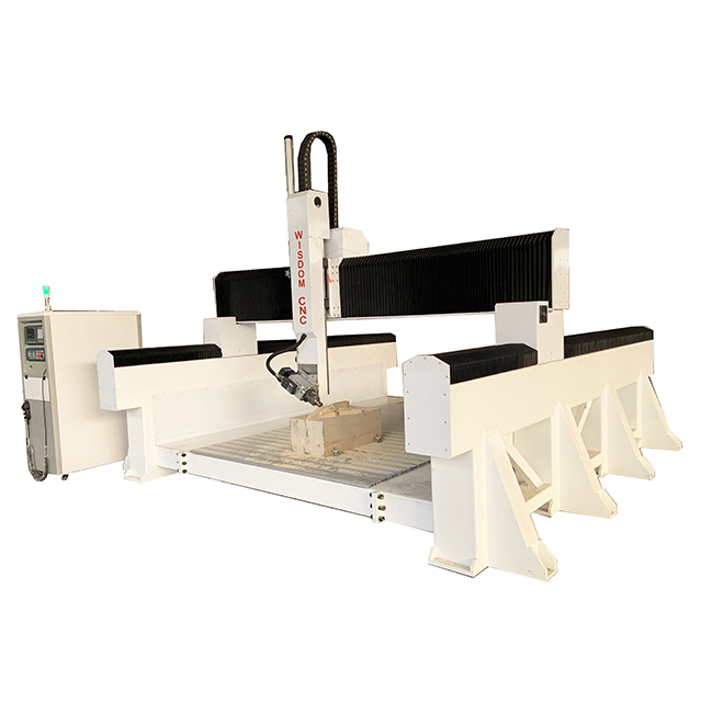 WS-2030-4A 4 Axis CNC Wooden Airplane 3D Model Wood Molding Machine