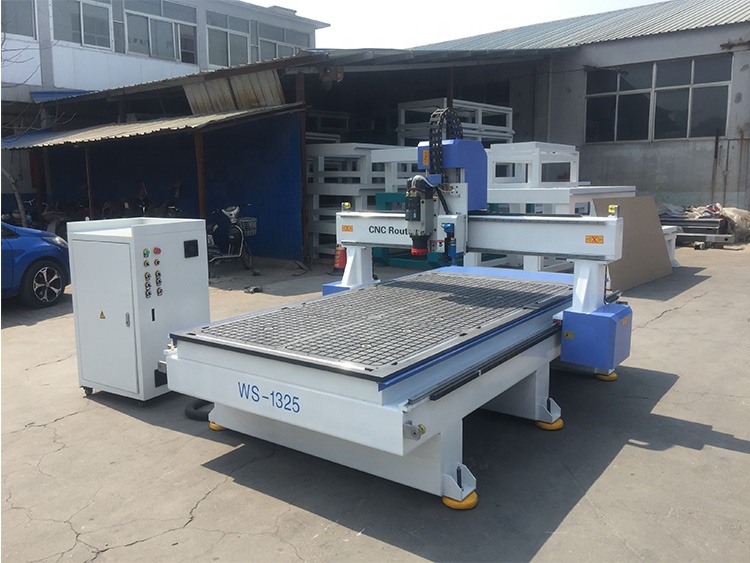 WS-K1325 ATC CNC Router 1325 Oscillating Knife Cutting Machine with CCD Camera