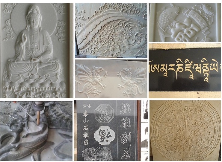 stone cnc router samples