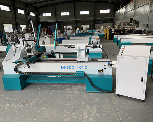WS-L1530A Automatic Loading CNC Woodworking Lathe Delivery