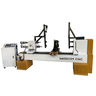 WS-L1516 Double Axis CNC Wood Lathe Machine with Auto Fixing Device