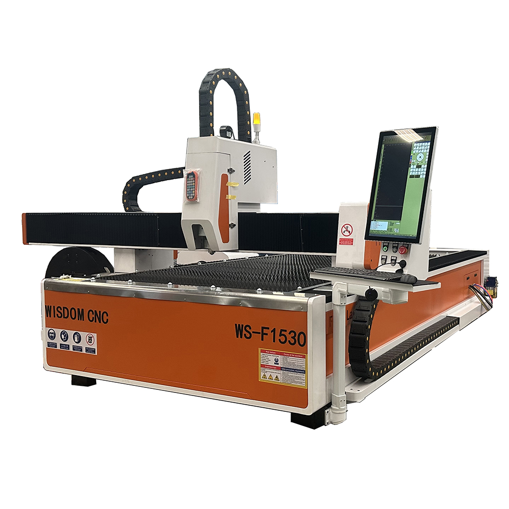 WS-F1530T Table Fiber Laser Cutting Machine Combined with Tube