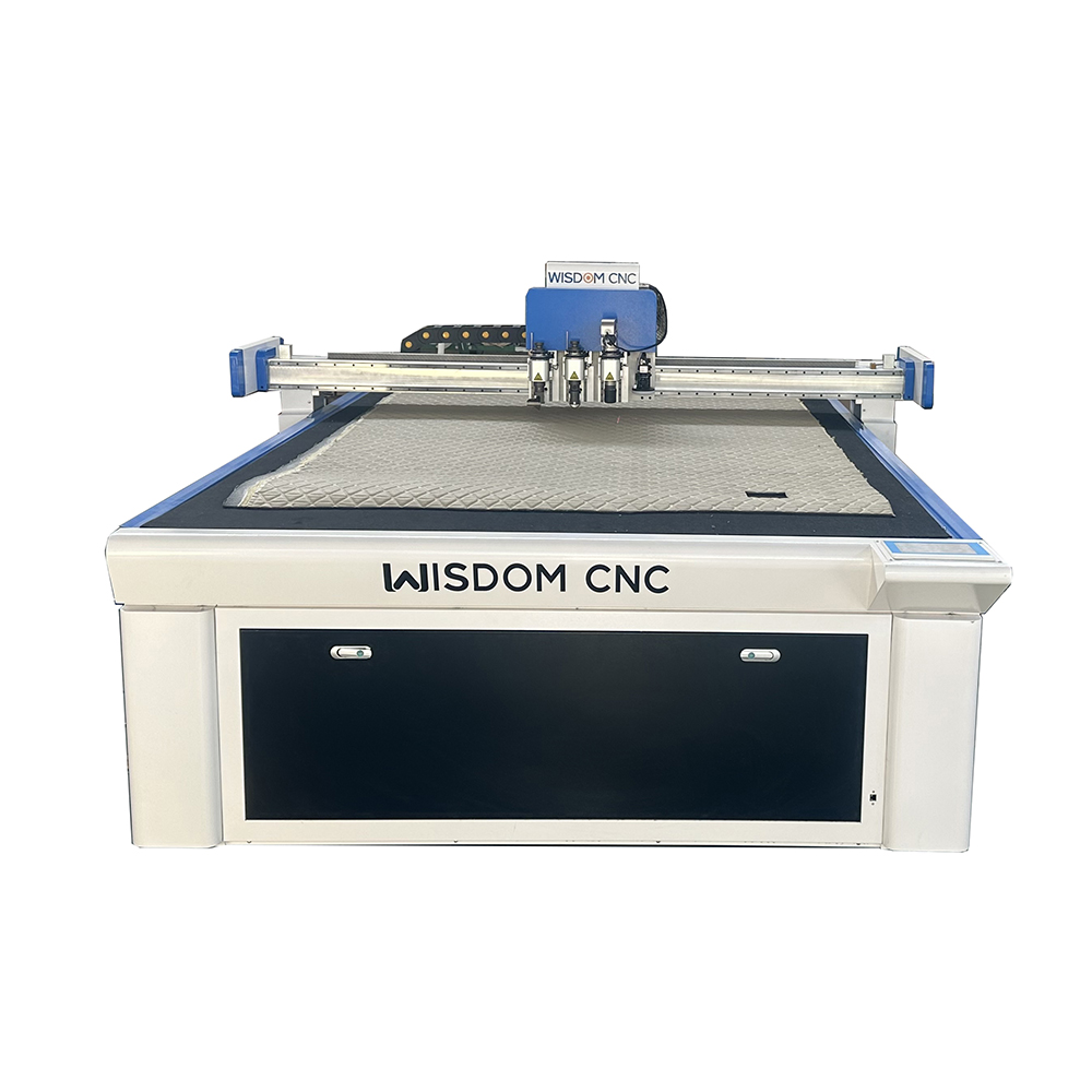 WS-K1625 Oscillating Knife Flatbed Cutting Machine with Crease Wheel V-cut Tool and CCD