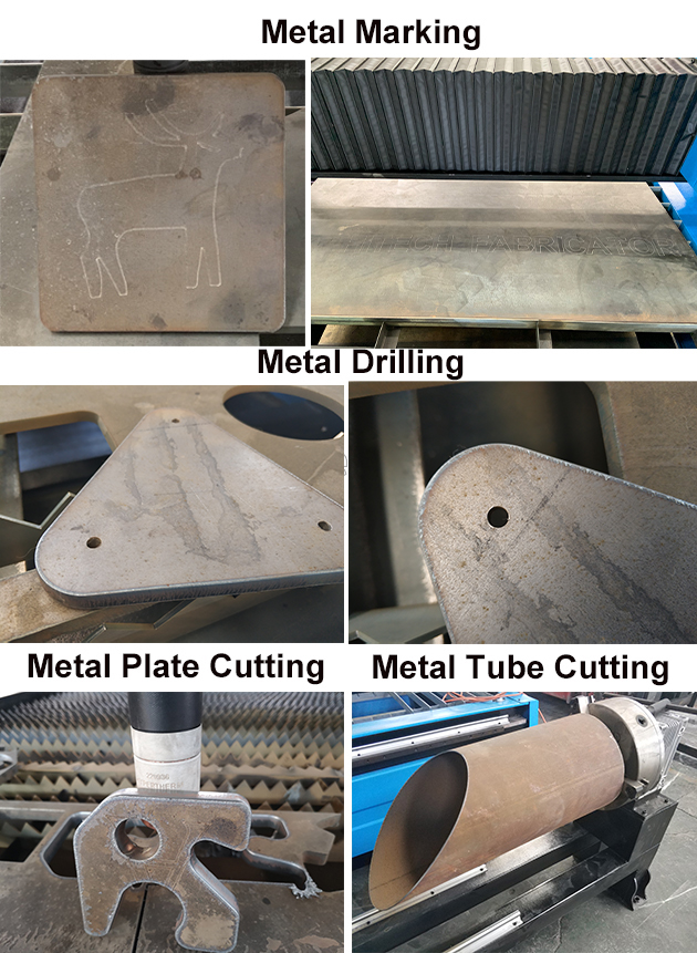 plasma marking cutting drilling sample