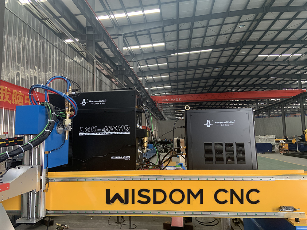 WISDOM CNC Gantry Plasma And Flame Metal Plate Beveling Cutting Machine