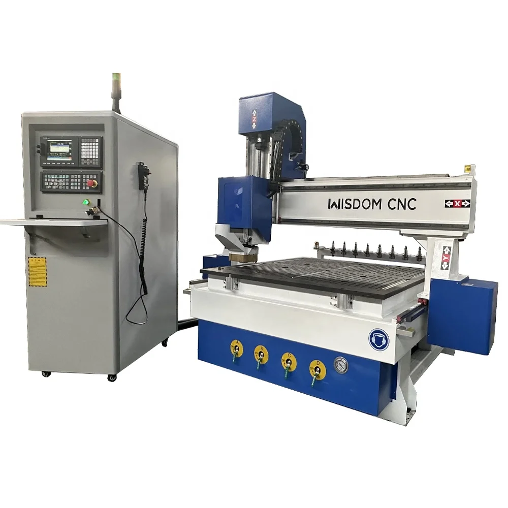 6090 1212 1313 1515 Linear Atc Wood Cnc Router with Auto Tools Changer