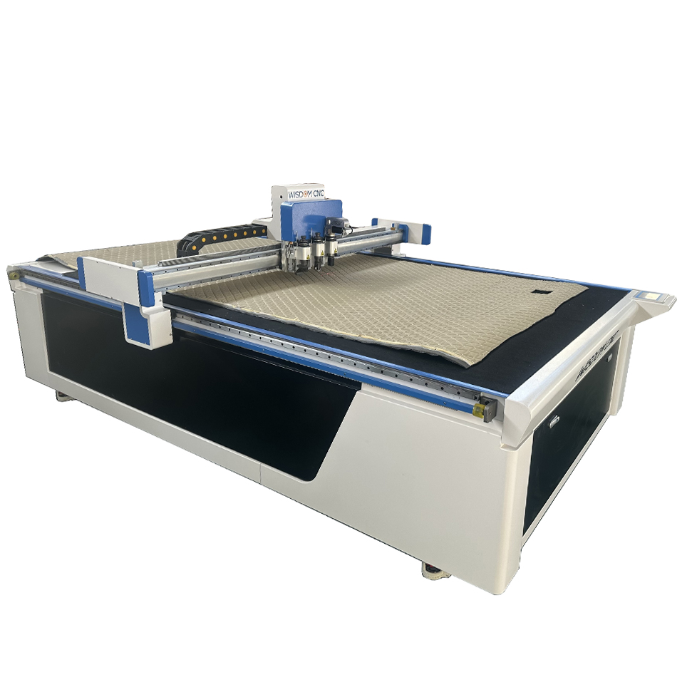 WS-K1625 Oscillating Knife Flatbed Cutting Machine with Crease Wheel V-cut Tool and CCD