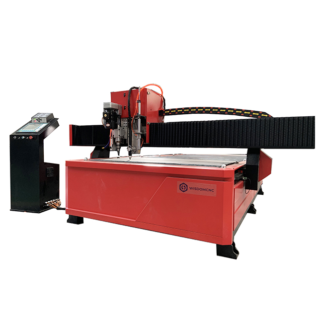 Metal CNC Plasma Cutting Marking Drilling Machine