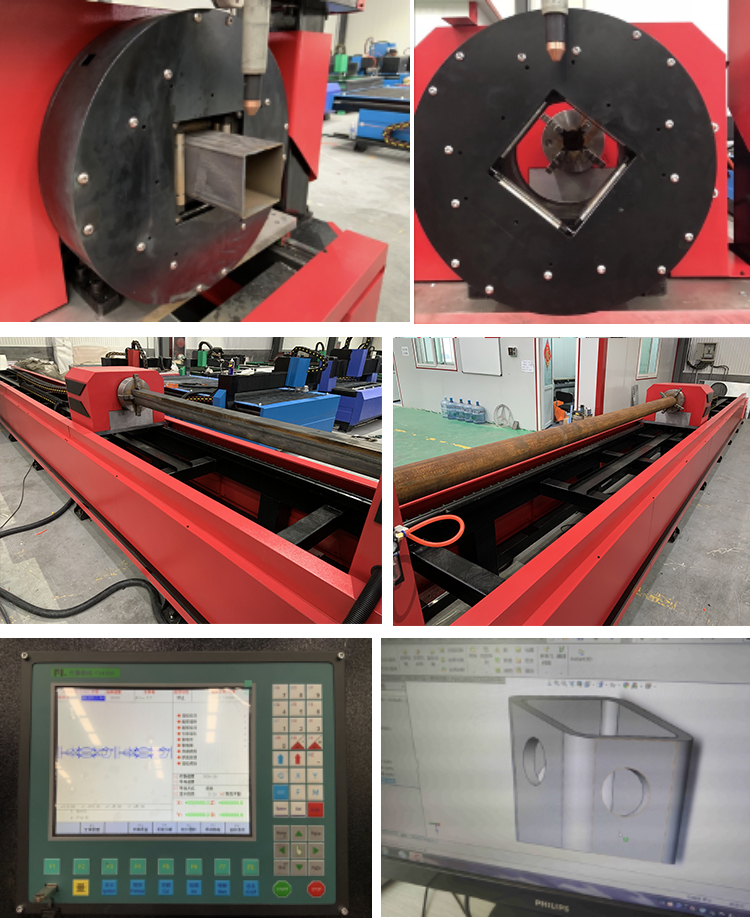 square tube plasma cutting machine details