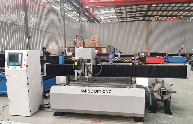 cnc plasma cutting machine for plates and square pipe