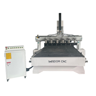 Multi-heads 4 Axis Rotary 3D Wood Carving CNC Router Machine