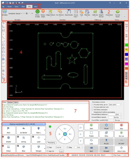 fiber laser tube cutting machine software