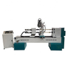 WS-L1516-4S CNC Wood Lathe Machine with 4 Axis Engraving Spindle