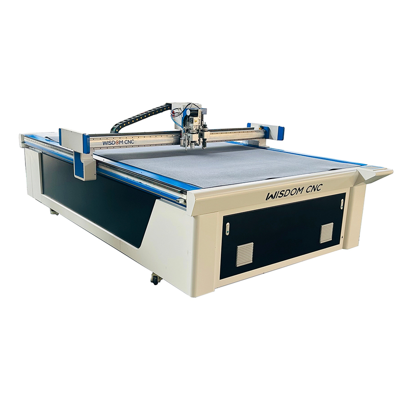 WS-K1625 CNC Oscillating Knife Cutting Machine with Crease Wheel And Pen-tool