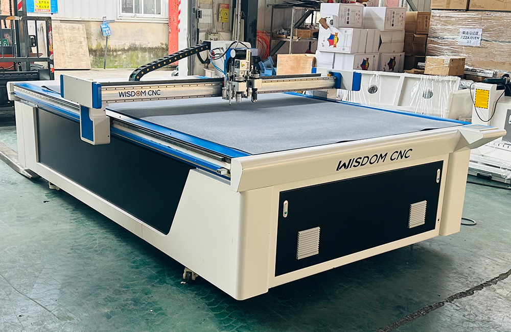 WS-K1625 Oscillating Knife Cutting Machine with Pen Tool And Crease Wheel Delivery