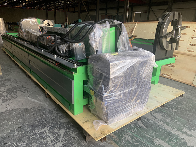 square tube plasma cutting machine packing