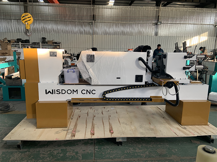 WS-L1516 Double Axis Wood Turning Lathe Machine Delivery to US