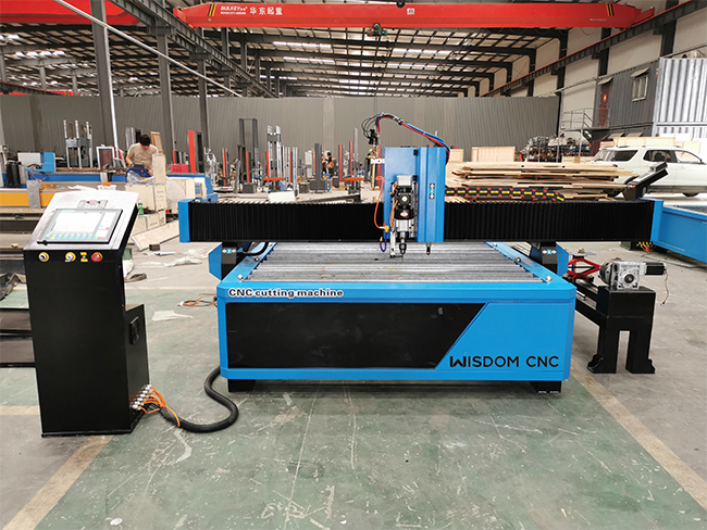 plasma cutting machine with drilling head