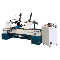 Automatic wood deals lathe machine