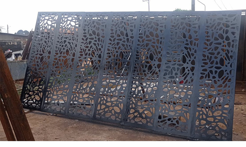 plasma metal cutting sample