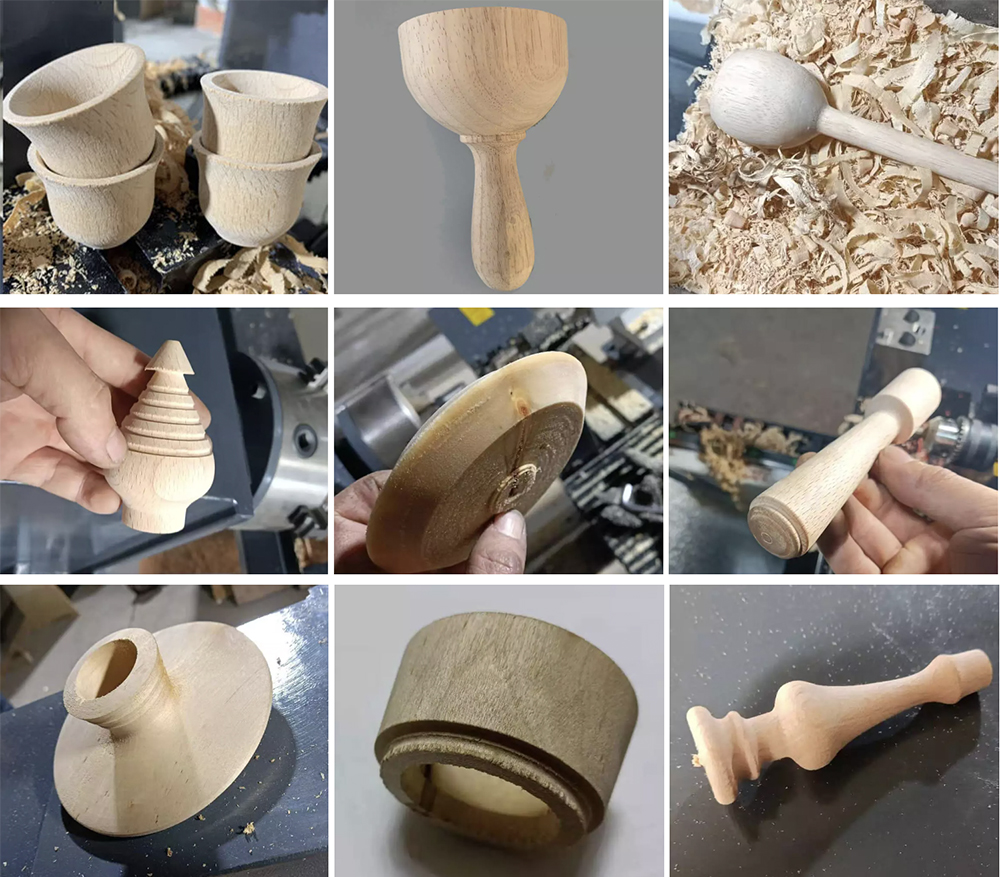 smalll wood lathe sample