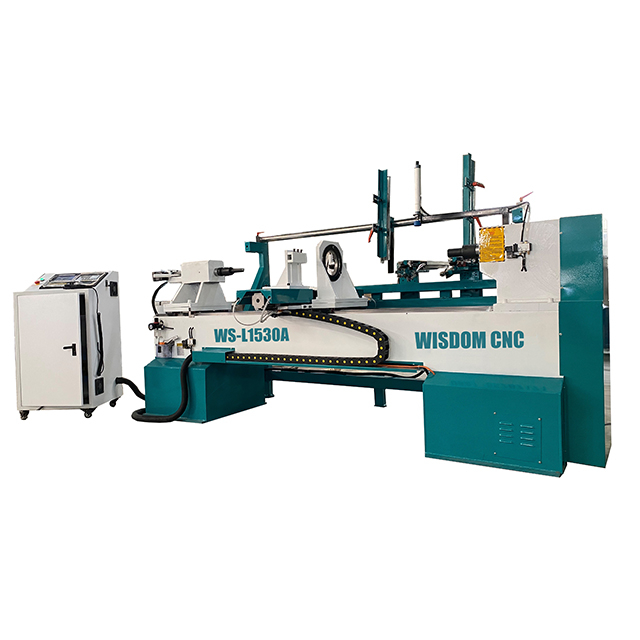 WS-L1530A Auto Feeding CNC Wood Lathe Machine For Sale