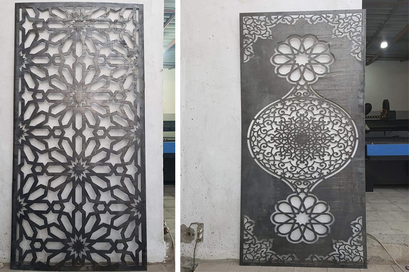 metal plasma cutting sample