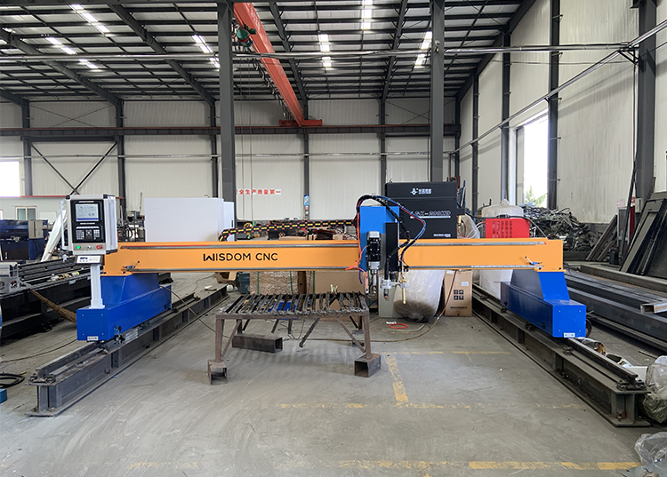WS-P3012 Gantry Plasma Flame Cutting and Drilling Machine Ready for Delivery