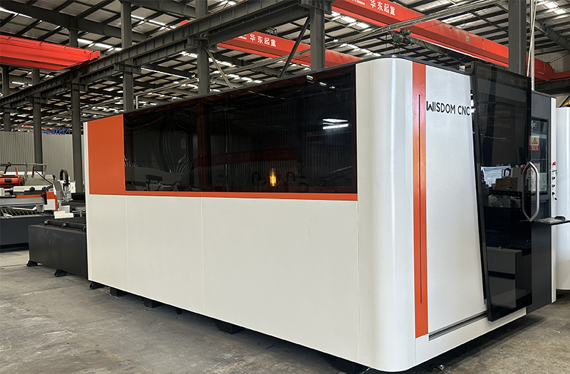 fiber laser cutting machine with exchange table