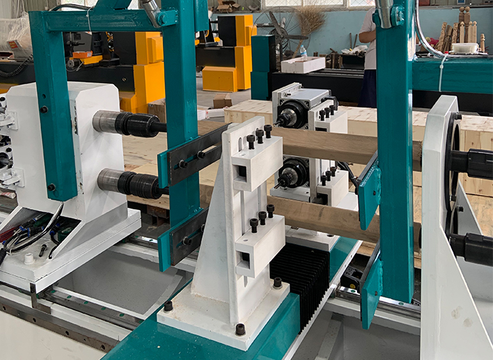 auto fixing wood lathe