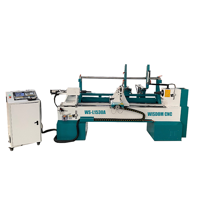 WS-L1530A Auto Feeding CNC Wood Lathe Machine For Sale