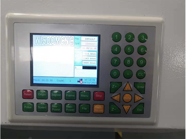 mixed laser cutting machine control panel