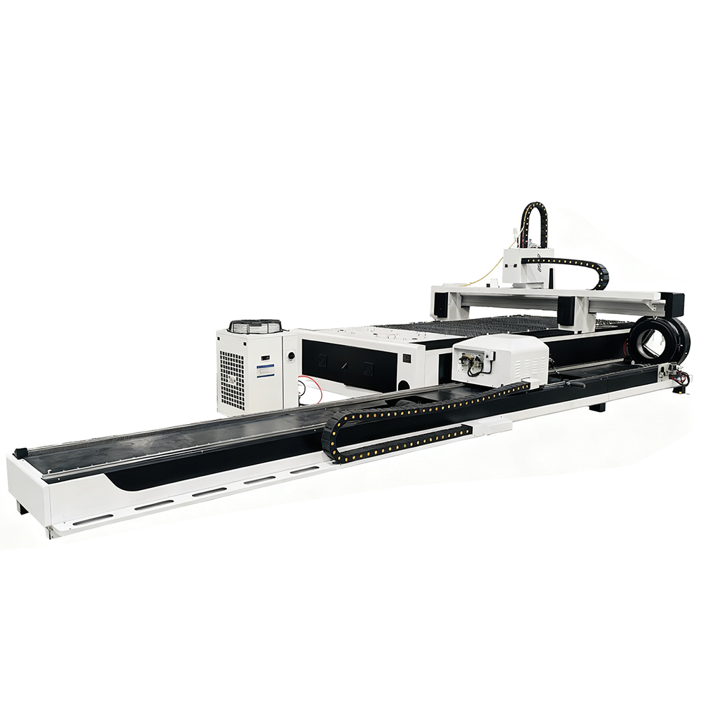 WS-F1530T Table Fiber Laser Cutting Machine Combined with Tube