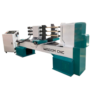 WS-L1512 Three Axis CNC Wood Turning Lathe Machine For Sale