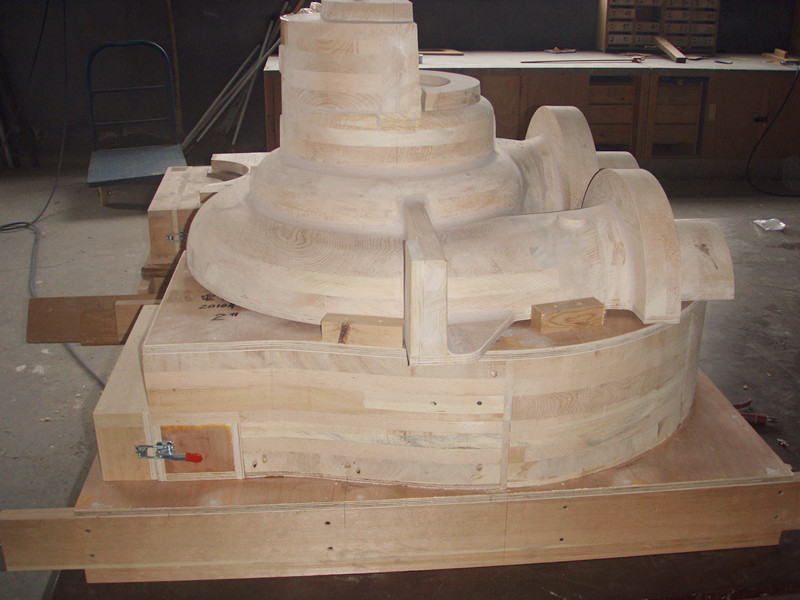 wood mold 4 axis cnc router
