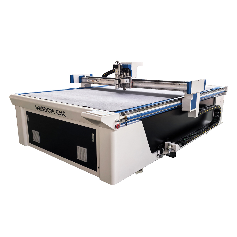 WS-K1625 CNC Oscillating Knife Cutting Machine with Crease Wheel And Pen-tool