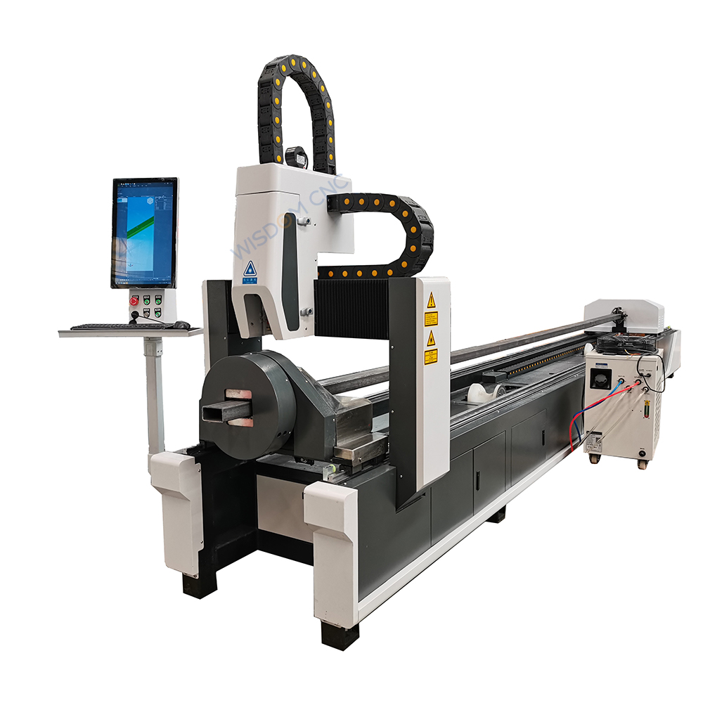 WISDOM CNC Fiber Laser Metal Pipe and Tube Cutting Machine